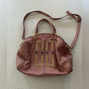 DAKS LONDON Studded Leather Handbag